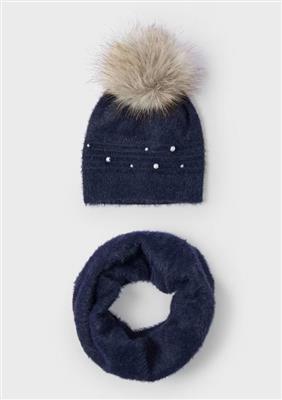 Set hat and scarf 79-Navy