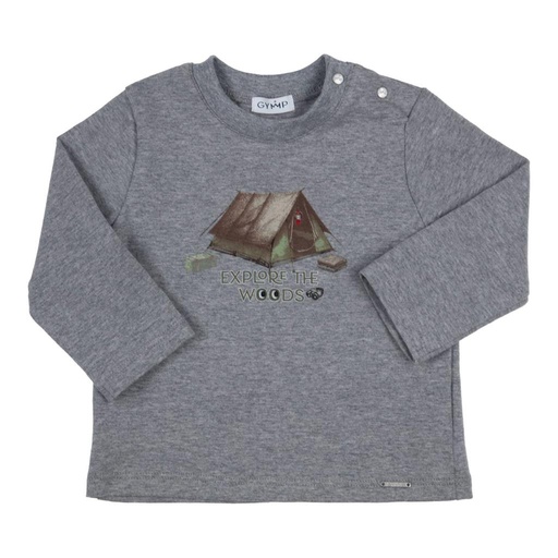 T-shirt Aerochine gray melange