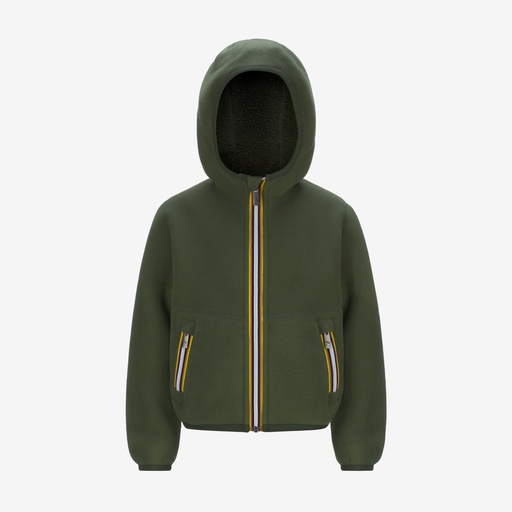 Veste réversible sherpa polaire green c-green c 