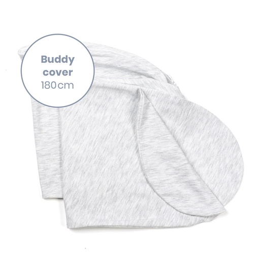 Hoes relaxkussen buddy met print chine white 
