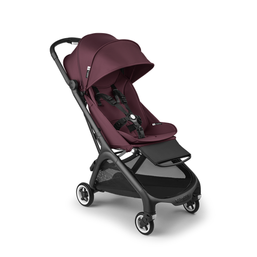 Buggy butterfly (zwart frame) dark cherry