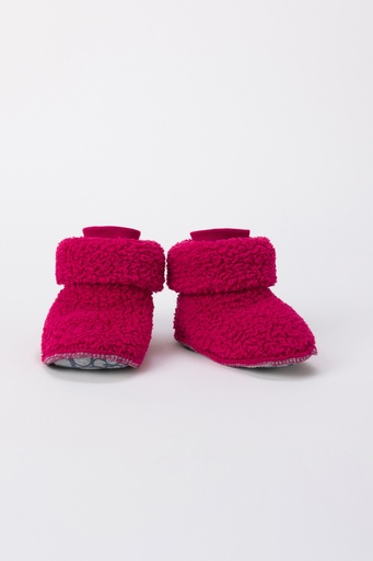 Pantoufles framboos-rood 