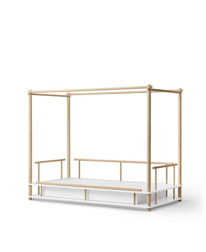 Canopy bed Camp oak