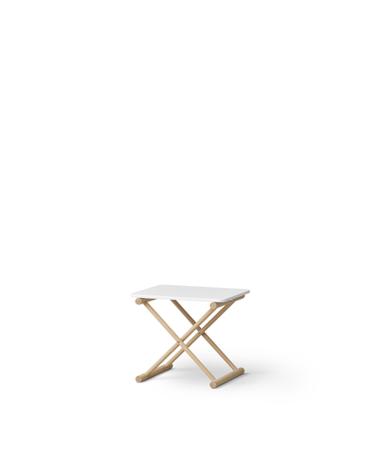 Laag bedtafeltje Camp white - oak 