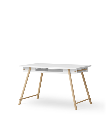 Adjustable Junior desk Camp white - oak 