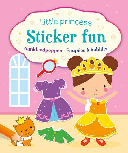 Little princess Sticker Fun - Aankleedpoppen  