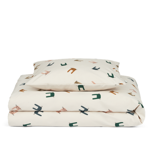 Duvet cover junior bed Ingeborg bunny - sandy 
