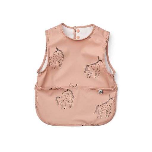 Bib Bria unicorn - pale tuscany 