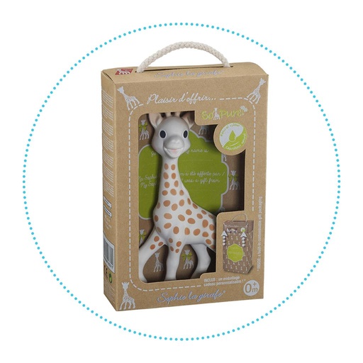 Girafe So'Pure avec boîte cadeau  