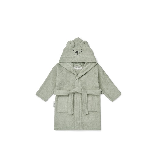 Badjas Lily bear - dove blue 