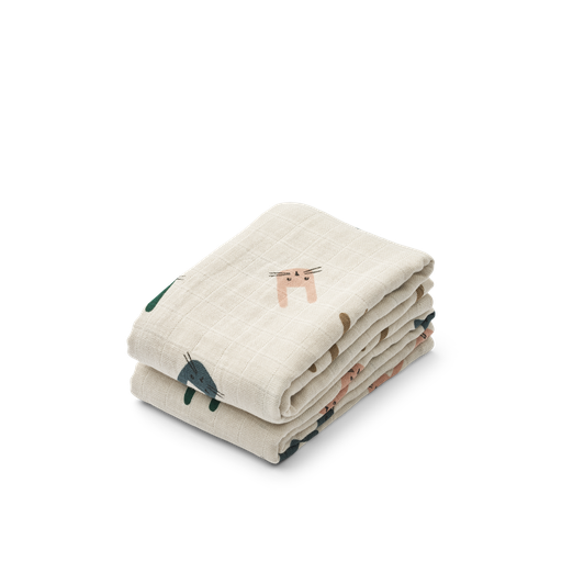 Tetradoek Lewis - 2 stuks bunny - sandy 