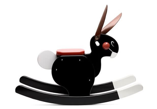 *Schommel rocking rabbit black