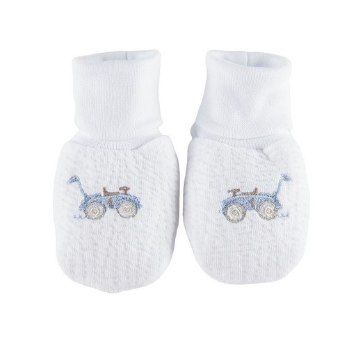Babyslofjes in jersey lichtblauw - wagen TU
