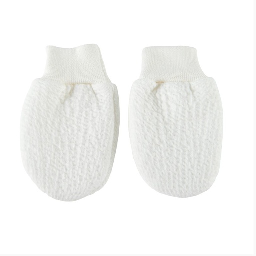 Mittens in jersey ivory TU