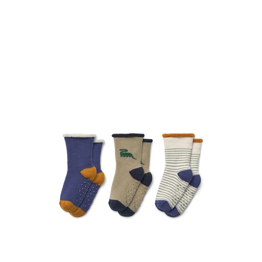 Stockings Eloy (3 pairs) dino - mist mix 