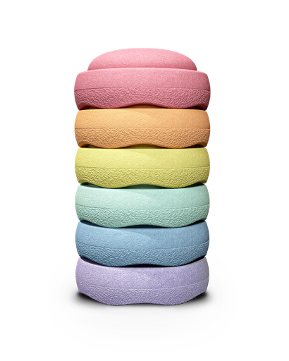 Stapelstenen mini pastel rainbow 