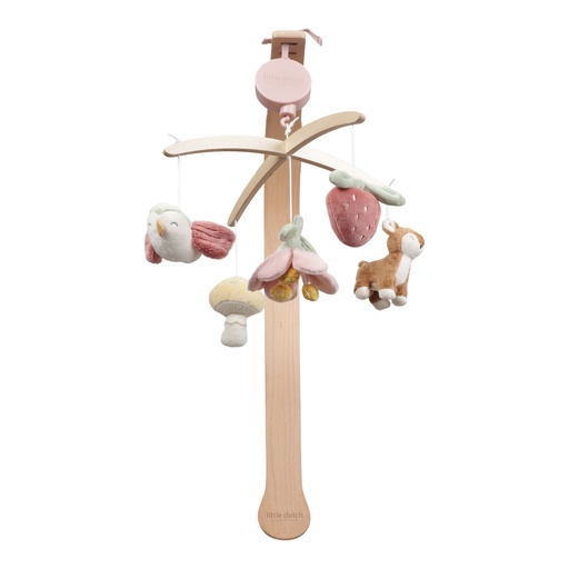 Wooden music mobile fairy garden 