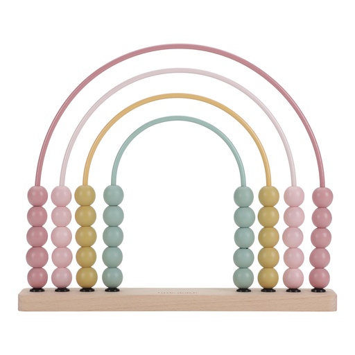 Rainbow abacus fairy garden 