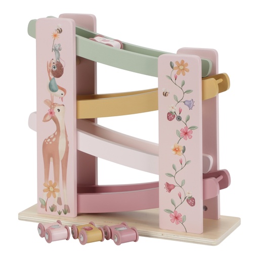 Houten autobaan fairy garden 