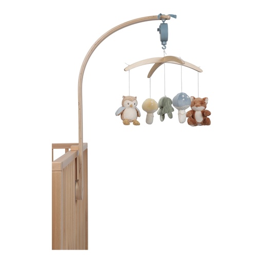 Mobile musical en bois forest friends 