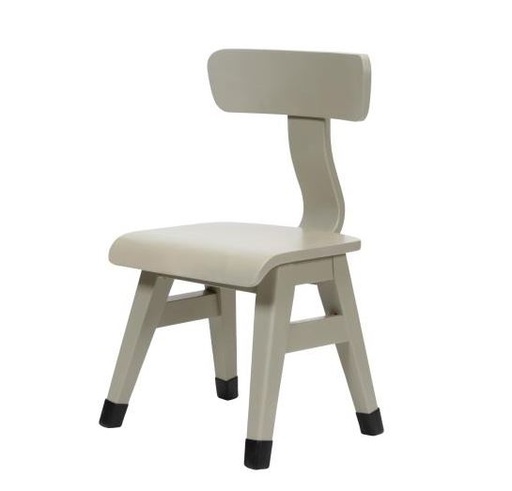 Chaise d'école en bois olive 