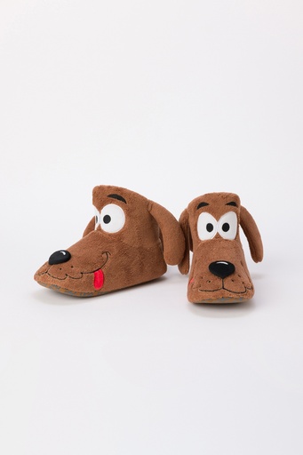 Pantoffels van fleece labradoodle 