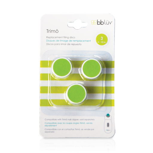 Trimö - Replacement files for electric nail trimmer 6-12 m groen 