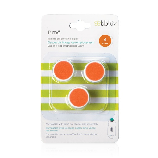 Trimö - Vervang vijltjes voor elektrische nageltrimmer 12+ m oranje 