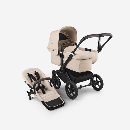 Kinderwagen Donkey5 (mono, complete) black - desert taupe 