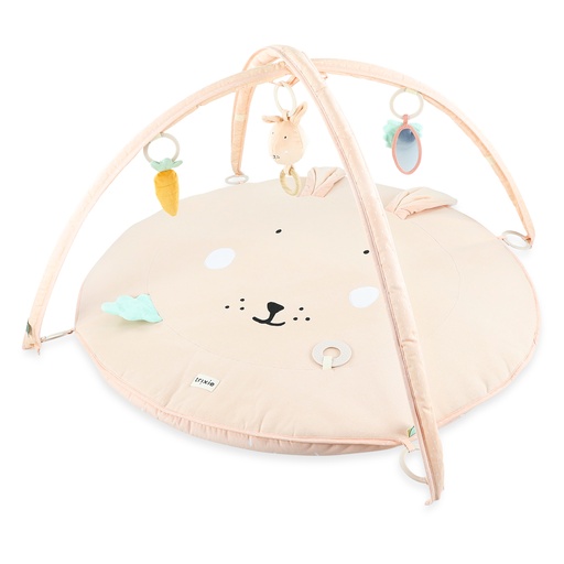 Tapis d'activités avec arches mrs. rabbit 