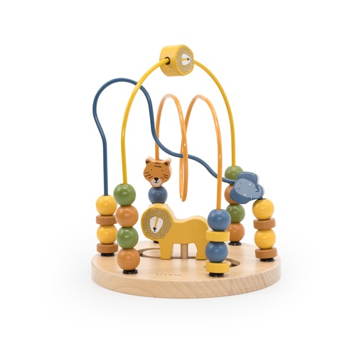 Spirale de perles en bois avec animaux all animals 