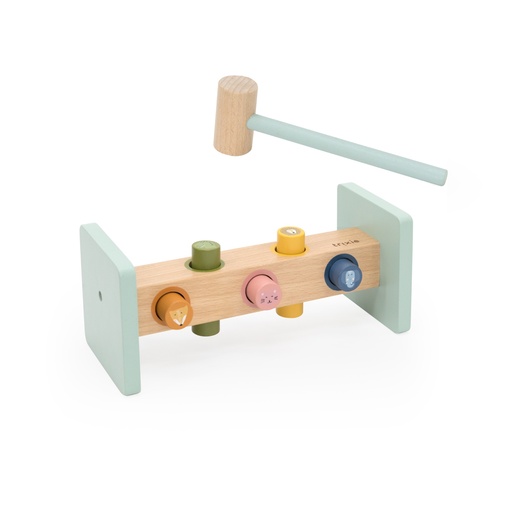 Banc de marteaux en bois all animals 