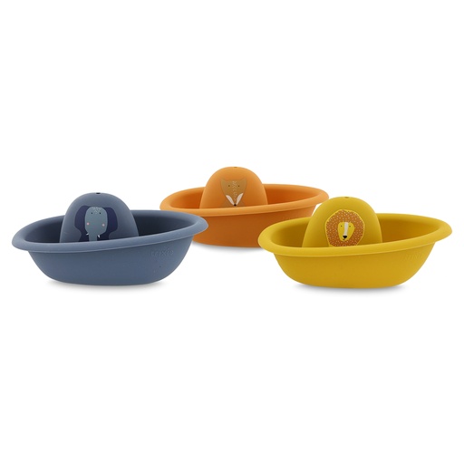 Stackable bath boats - 3 pieces all animals 