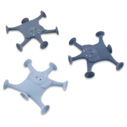 Jeu d'animaux avec ventouses - 3 pièces mrs. elephant 