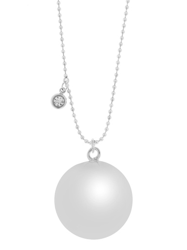 Bola zwangerschapsketting Chloé rond met hanger silver 
