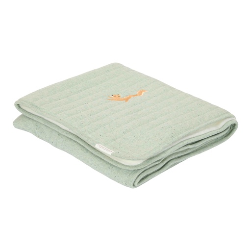Blanket for baby bed pure sage 