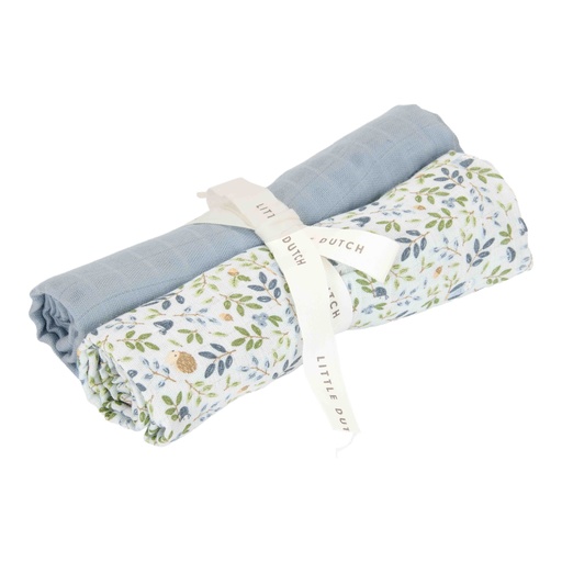 Tetradoeken 2 stuks forest adventure - denim blue 