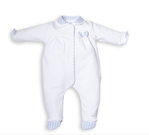 Babypakje white-azzuro 