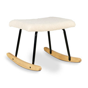 Voetbank voor schommelstoel sheep beige 