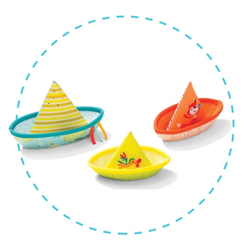 Three little boats  