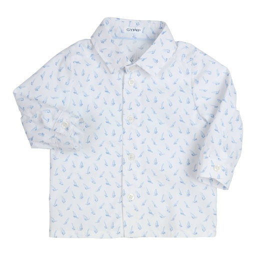 Vente de chemises White - Light Blue 