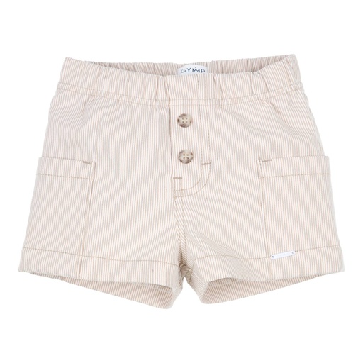 Korte broek Peppo Beige - White