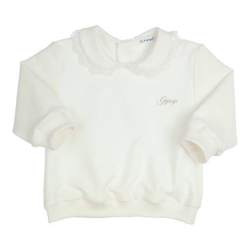 Sweater with collar Carbon off white 