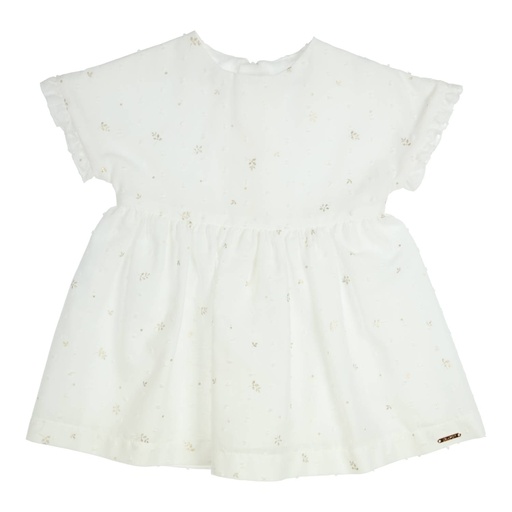 Jurk Nanet Off White - Gold 