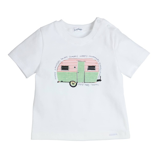 T-shirt caravan Aerobic white 