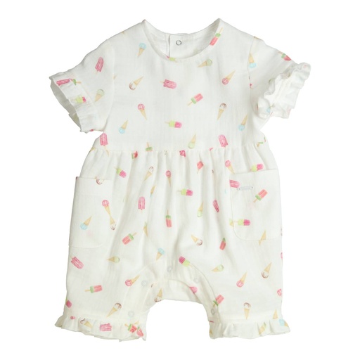 Kruippak Mango Off White - Multi 