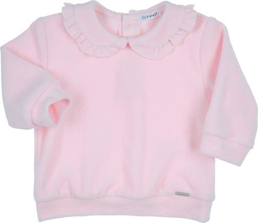 Sweater met kraagje Ido rose