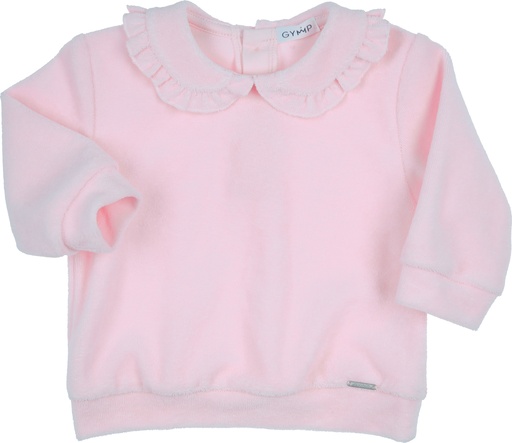 Sweater with collar Ido rose 