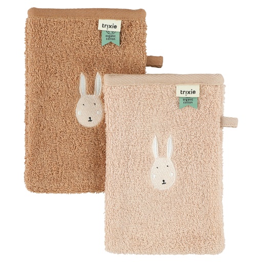 Washandje - 2 stuks mrs. rabbit 