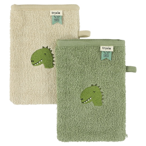 Washandje - 2 stuks mr. dino 